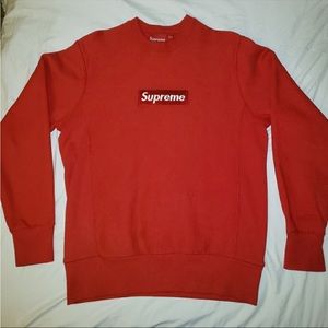 Supreme Red Box Logo Crewneck 2006 - Size Medium
